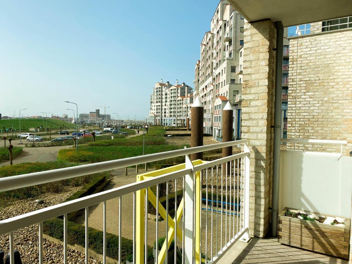 Appartement aan zee met twee ruime terrassen, aan waterkant én met zicht op polderlandschap - Port Scaldis 19-012 Breskens Buitenkant foto